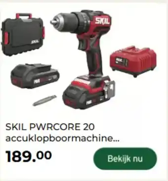 GAMMA Skil PWRCORE 20 accuklopboormachine aanbieding