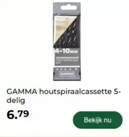 GAMMA Gamma houtspiraalcassette aanbieding