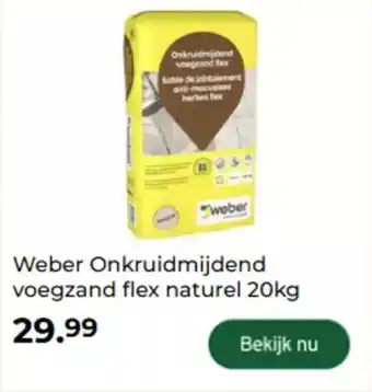 GAMMA Weber Onkruidmijdend voegzand flex aanbieding