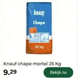 GAMMA Knauf chape mortel aanbieding