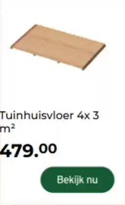 GAMMA Tuinhuisvloer aanbieding