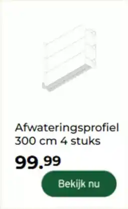 GAMMA Afwateringsprofiel aanbieding