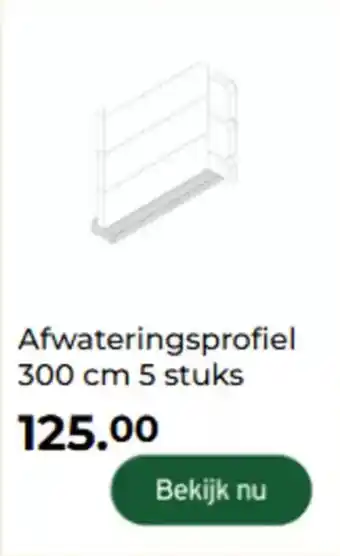 GAMMA Afwateringsprofiel aanbieding