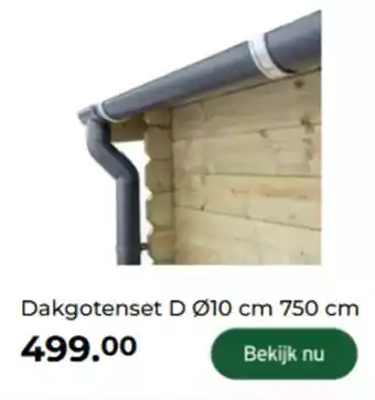 GAMMA Dakgotenset D aanbieding