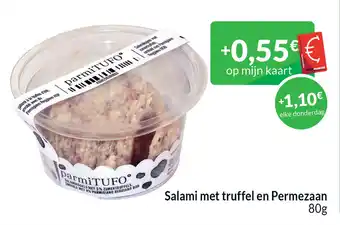 Intermarché Salami met truffel en Permezaan aanbieding