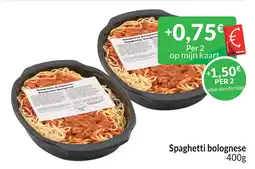 Intermarché Spaghetti bolognese aanbieding