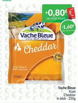 Intermarché Vache Bleue Kaas Cheddar aanbieding