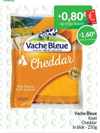 Intermarché Vache Bleue Kaas Cheddar aanbieding