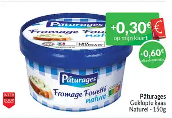 Intermarché Pâturages Geklopte kaas Naturel aanbieding