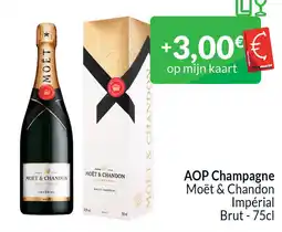 Intermarché AOP Champagne Moët & Chandon Impérial Brut aanbieding