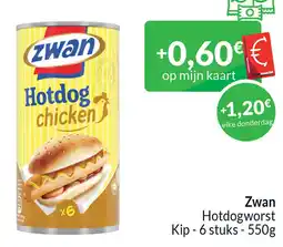 Intermarché Zwan Hotdogworst aanbieding