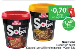 Intermarché Nissin Soba Noedels in beker aanbieding