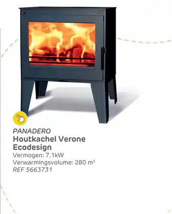 Brico Panadero houtkachel verone ecodesign aanbieding