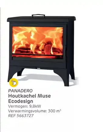 Brico Panadero houtkachel muse ecodesign aanbieding