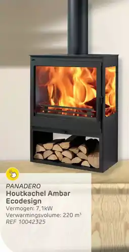 Brico Panadero houtkachel ambar ecodesign aanbieding