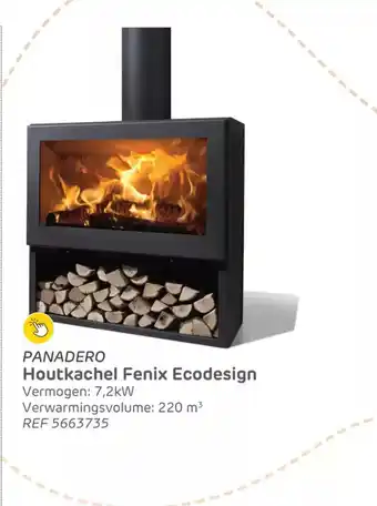 Brico Panadero houtkachel fenix ecodesign aanbieding