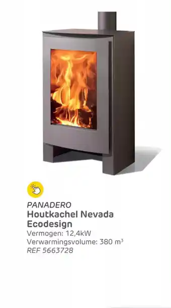 Brico Panadero houtkachel nevada ecodesign aanbieding