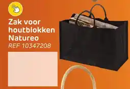 Brico Zak voor houtblokken Natureo aanbieding