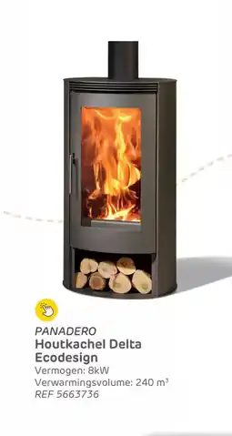 Brico Panadero houtkachel delta ecodesign aanbieding