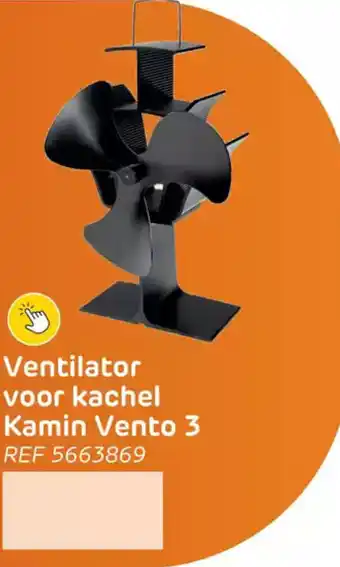 Brico Ventilator voor kachel Kamin Vento 3 aanbieding