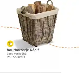 Brico houtkarretje Récif aanbieding