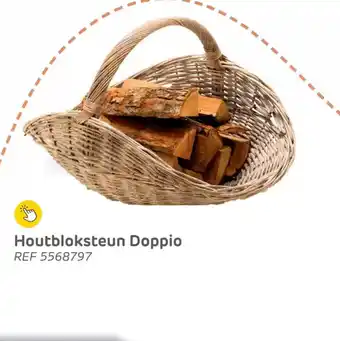 Brico Houtbloksteun Doppio aanbieding