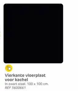 Brico Vierkante vloerplaat voor kachel aanbieding