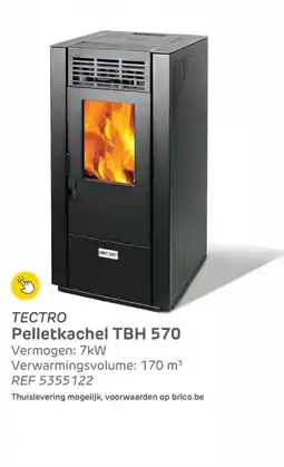 Brico Tectro pelletkachel TBH 570 aanbieding