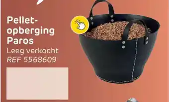 Brico Pellet opberging Paros aanbieding