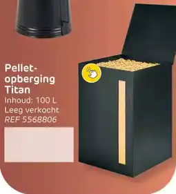 Brico Pellet opberging titan aanbieding