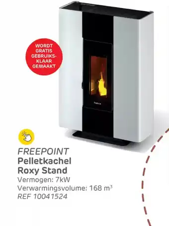 Brico Freepoint pelletkachel roxy stand aanbieding