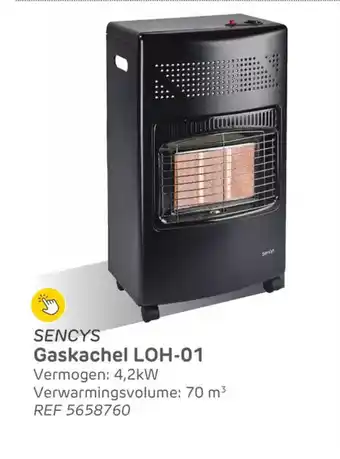 Brico Sencys gaskachel LOH-01 aanbieding