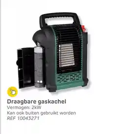 Brico Draagbare gaskachel aanbieding