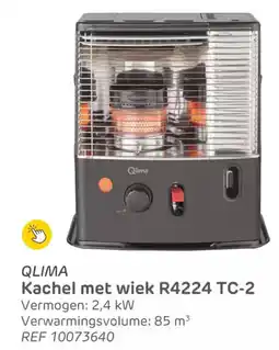 Brico Qlima kachel met wiek R4224 TC-2 aanbieding