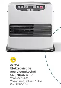 Brico Qlima elektronische petroleumkachel SRE 9046 C-2 aanbieding