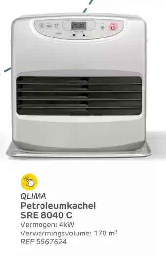 Brico Qlima petroleumkachel SRE 8040 C aanbieding