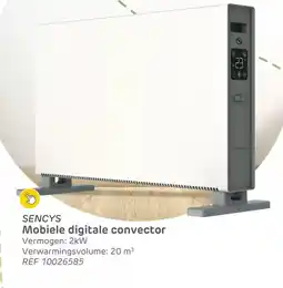 Brico Sencys mobiele digitale convector aanbieding