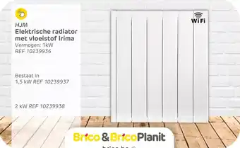 Brico HJM Elektrische radiator met vloeistof Irima aanbieding