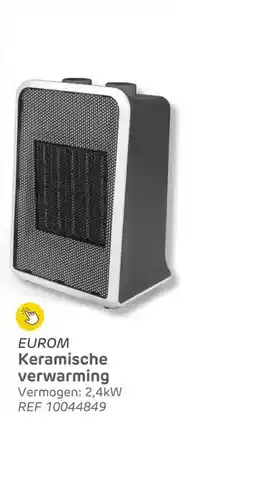 Brico Eurom keramische verwarming aanbieding