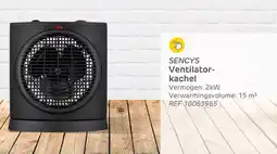 Brico Sencys ventilator kachel aanbieding