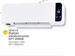 Brico Sencys digitale wandconvector KPT-2000B aanbieding