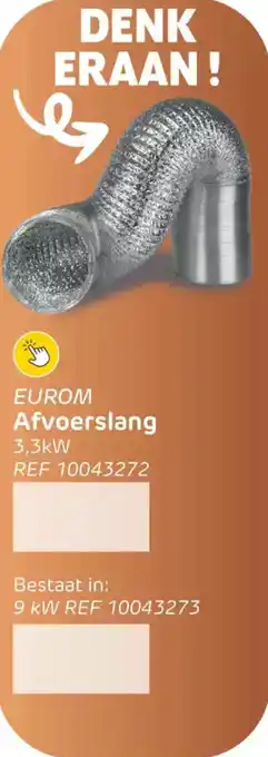 Brico Eurom afvoerslang aanbieding