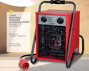 Brico Eurom elektrische industriële verwarming EK5001 aanbieding