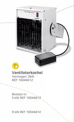 Brico Ventilatorkachel aanbieding