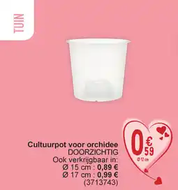 Cora Cultuurpot voor orchidee DOORZICHTIG aanbieding