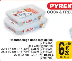 Cora Rechthoekige doos met deksel aanbieding