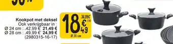 Cora Kookpot met deksel aanbieding