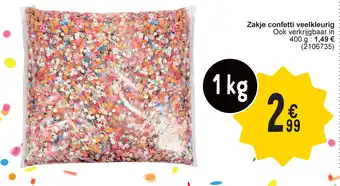 Cora Zakje confetti veelkleurig aanbieding