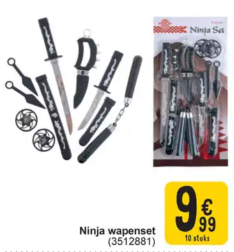 Cora Ninja wapenset aanbieding