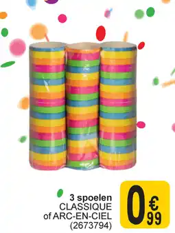 Cora 3 spoelen classique of arc en ciel aanbieding